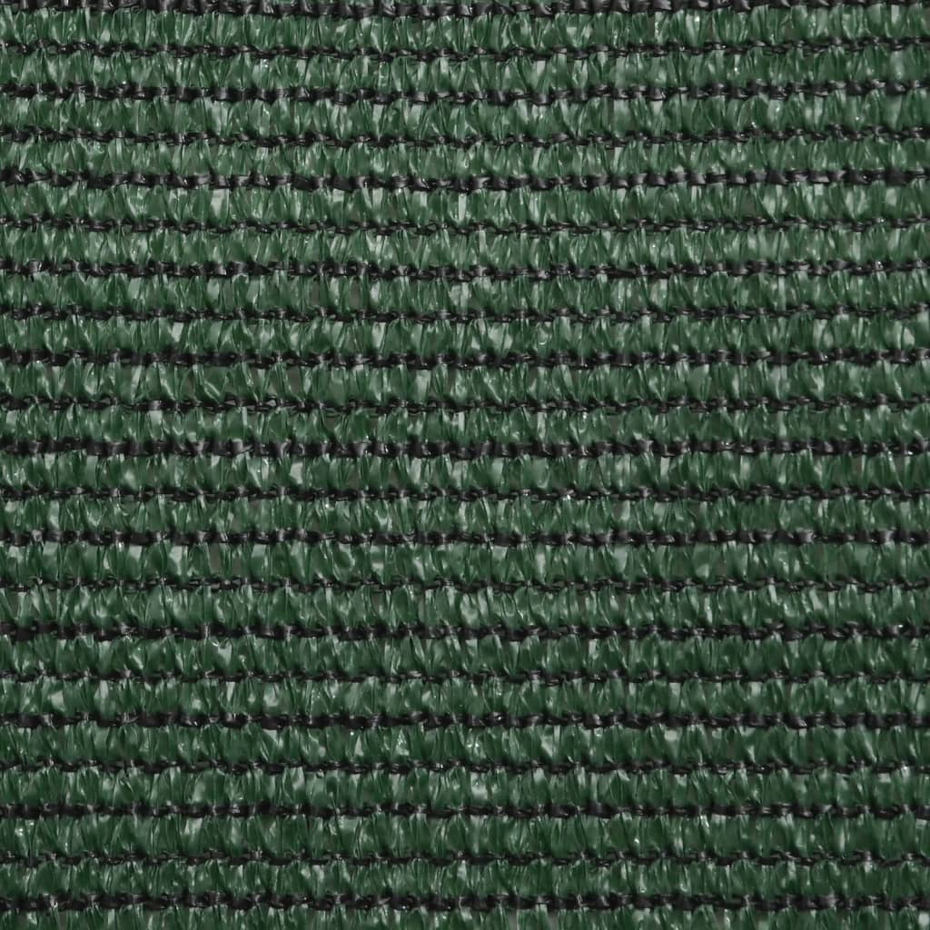 vidaXL Żagiel przeciwsłoneczny, 160 g/m², ciemnozielony, 2x2 m, HDPE
