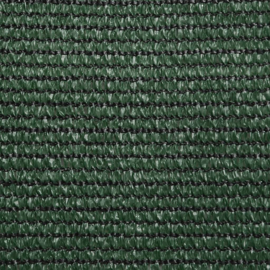 vidaXL Żagiel przeciwsłoneczny 160 g/m², ciemnozielony, 4,5x4,5m, HDPE