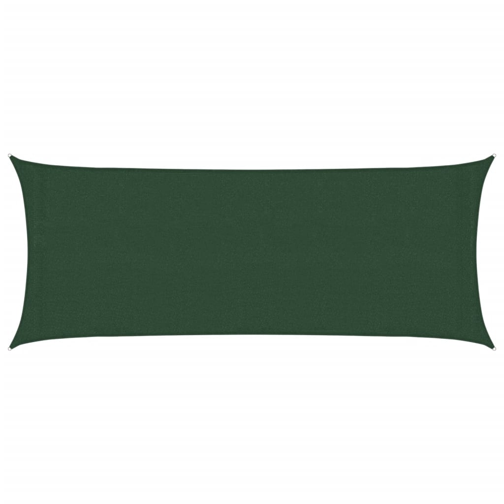 vidaXL Żagiel przeciwsłoneczny, 160 g/m², ciemnozielony, 2x4,5 m, HDPE
