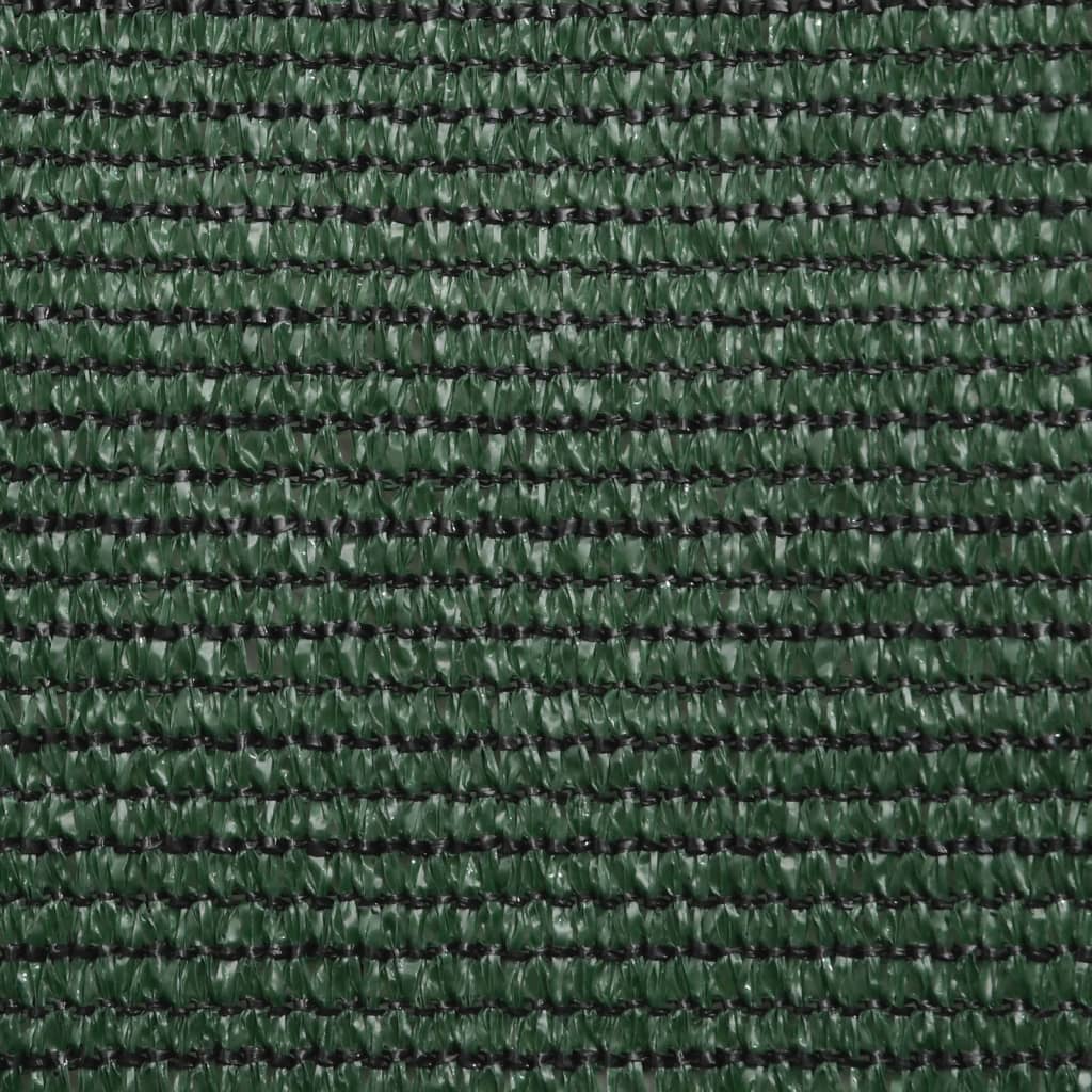 vidaXL Żagiel przeciwsłoneczny, 160 g/m², ciemnozielony, 3x5 m, HDPE