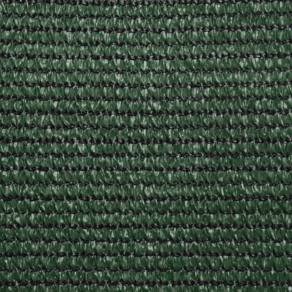 vidaXL Żagiel przeciwsłoneczny, 160g/m², ciemnozielony, 4x5x6,8m, HDPE