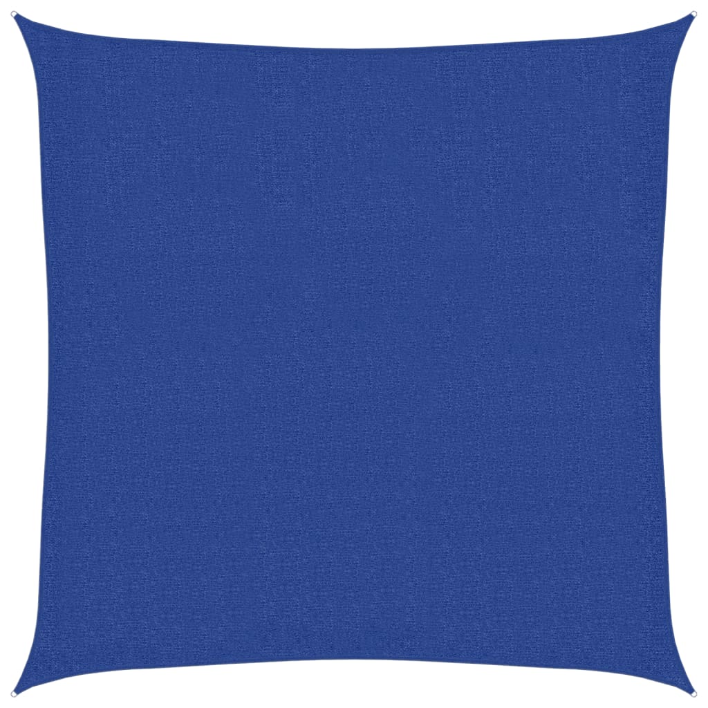 vidaXL Żagiel przeciwsłoneczny, 160 g/m², niebieski, 3,6x3,6 m, HDPE
