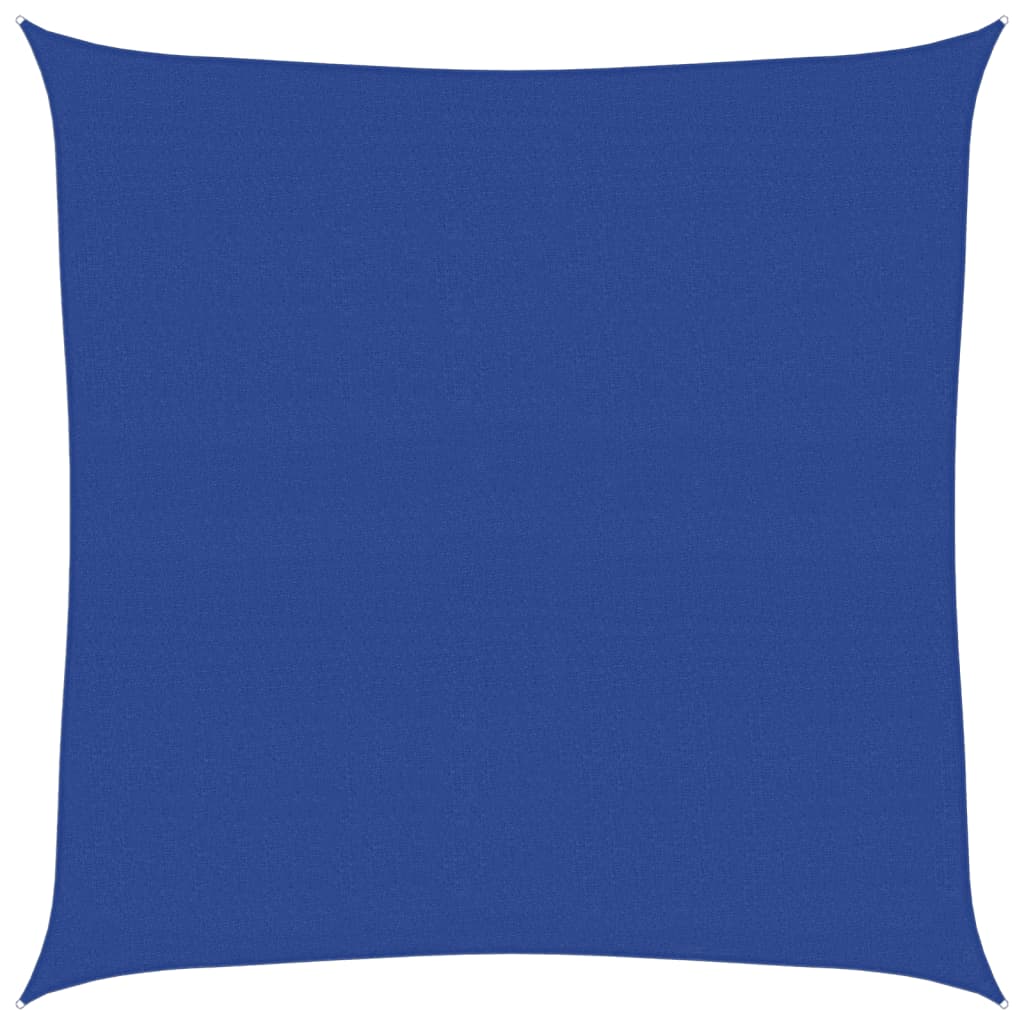 vidaXL Żagiel przeciwsłoneczny, 160 g/m², niebieski, 5x5 m, HDPE