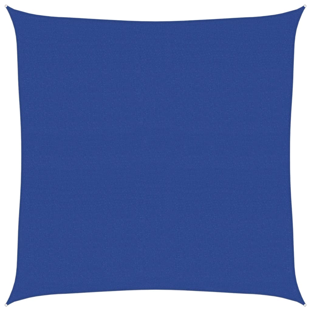 vidaXL Żagiel przeciwsłoneczny, 160 g/m², niebieski, 6x6 m, HDPE