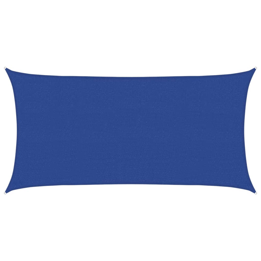 vidaXL Żagiel przeciwsłoneczny, 160 g/m², niebieski, 2x3,5 m, HDPE