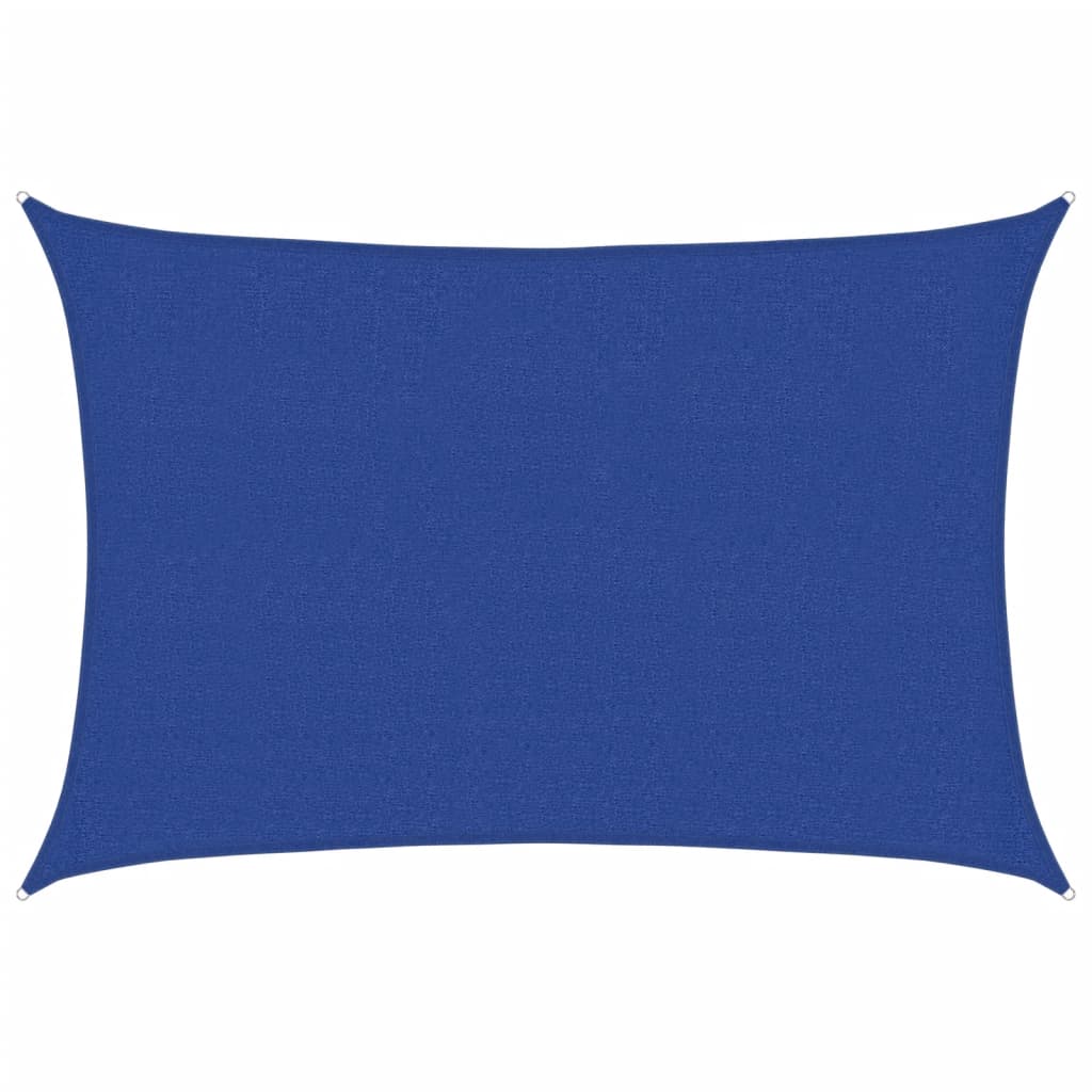 vidaXL Żagiel przeciwsłoneczny, 160 g/m², niebieski, 2,5x3,5 m, HDPE
