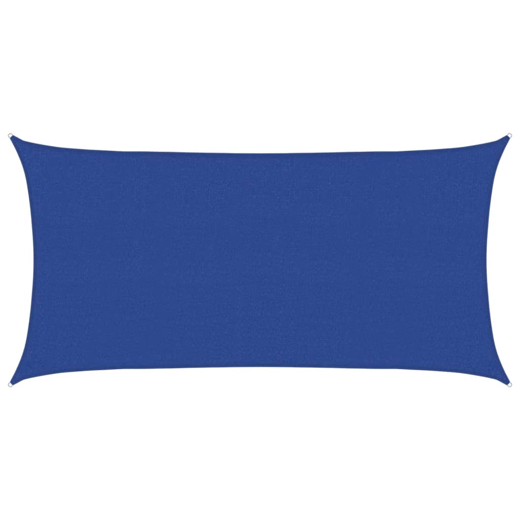 vidaXL Żagiel przeciwsłoneczny, 160 g/m², niebieski, 2,5x4,5 m, HDPE
