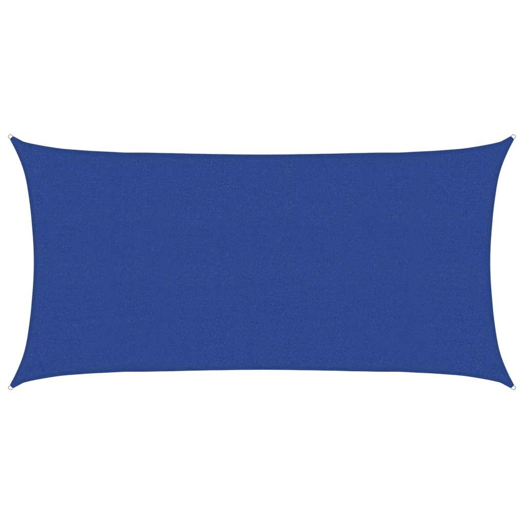 vidaXL Żagiel przeciwsłoneczny, 160 g/m², niebieski, 2,5x5 m, HDPE