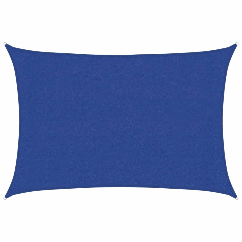 vidaXL Żagiel przeciwsłoneczny, 160 g/m², niebieski, 3x4,5 m, HDPE