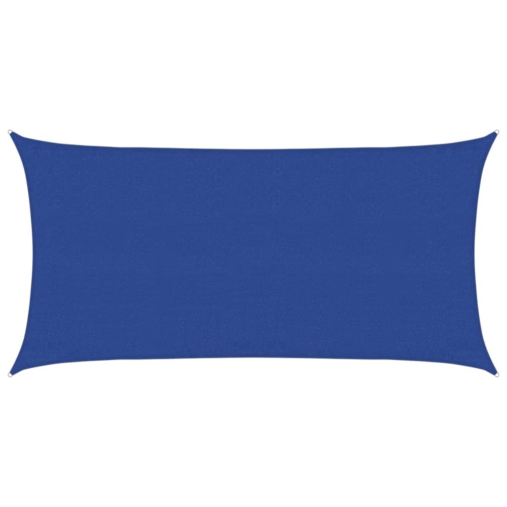 vidaXL Żagiel przeciwsłoneczny, 160 g/m², niebieski, 3x6 m, HDPE