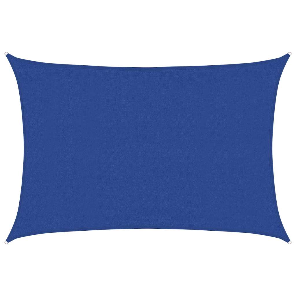 vidaXL Żagiel przeciwsłoneczny, 160 g/m², niebieski, 3,5x5 m, HDPE