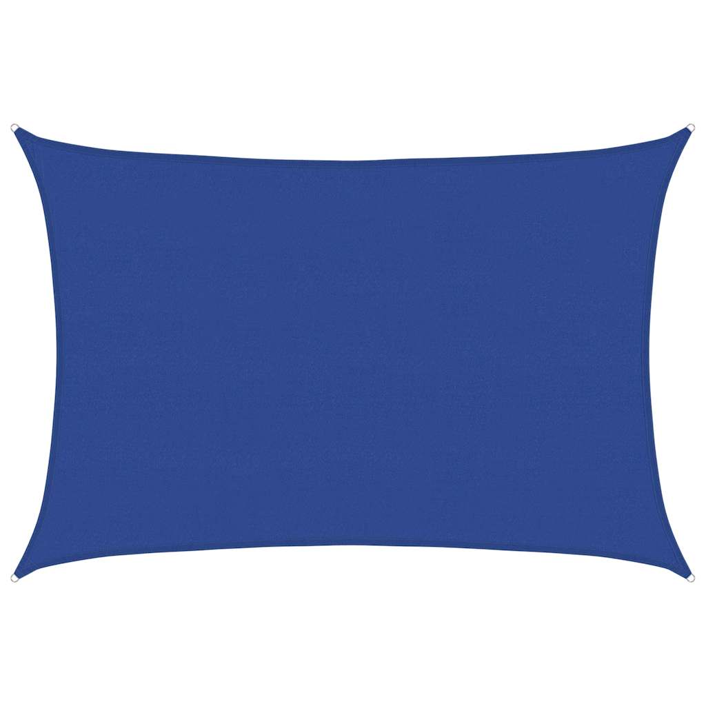 vidaXL Żagiel przeciwsłoneczny, 160 g/m², niebieski, 5x7 m, HDPE