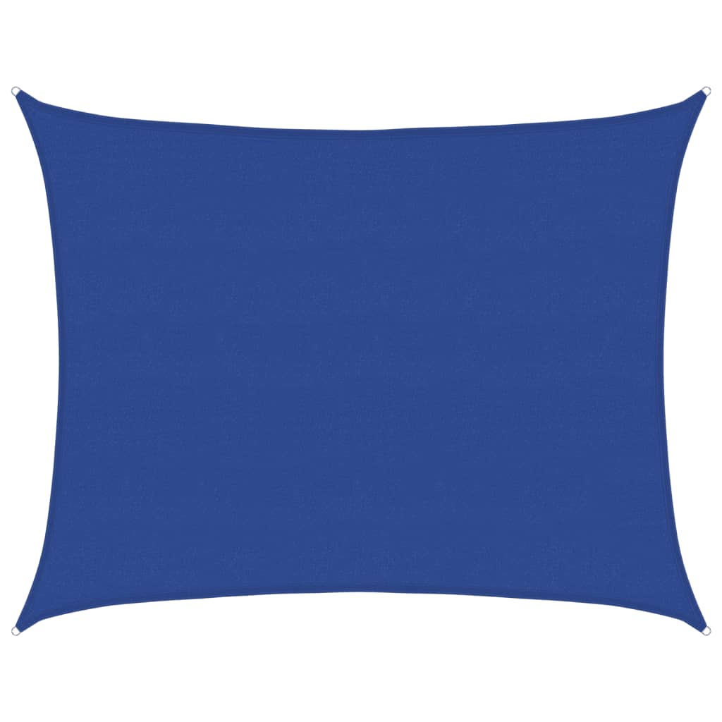 vidaXL Żagiel przeciwsłoneczny, 160 g/m², niebieski, 6x8 m, HDPE