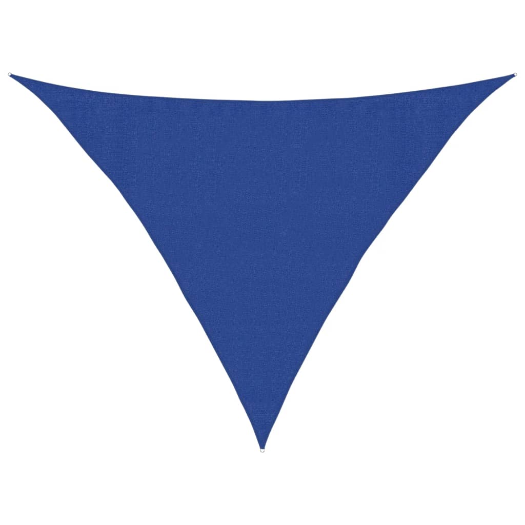 vidaXL Żagiel przeciwsłoneczny 160 g/m², niebieski, 3,5x3,5x4,9m, HDPE