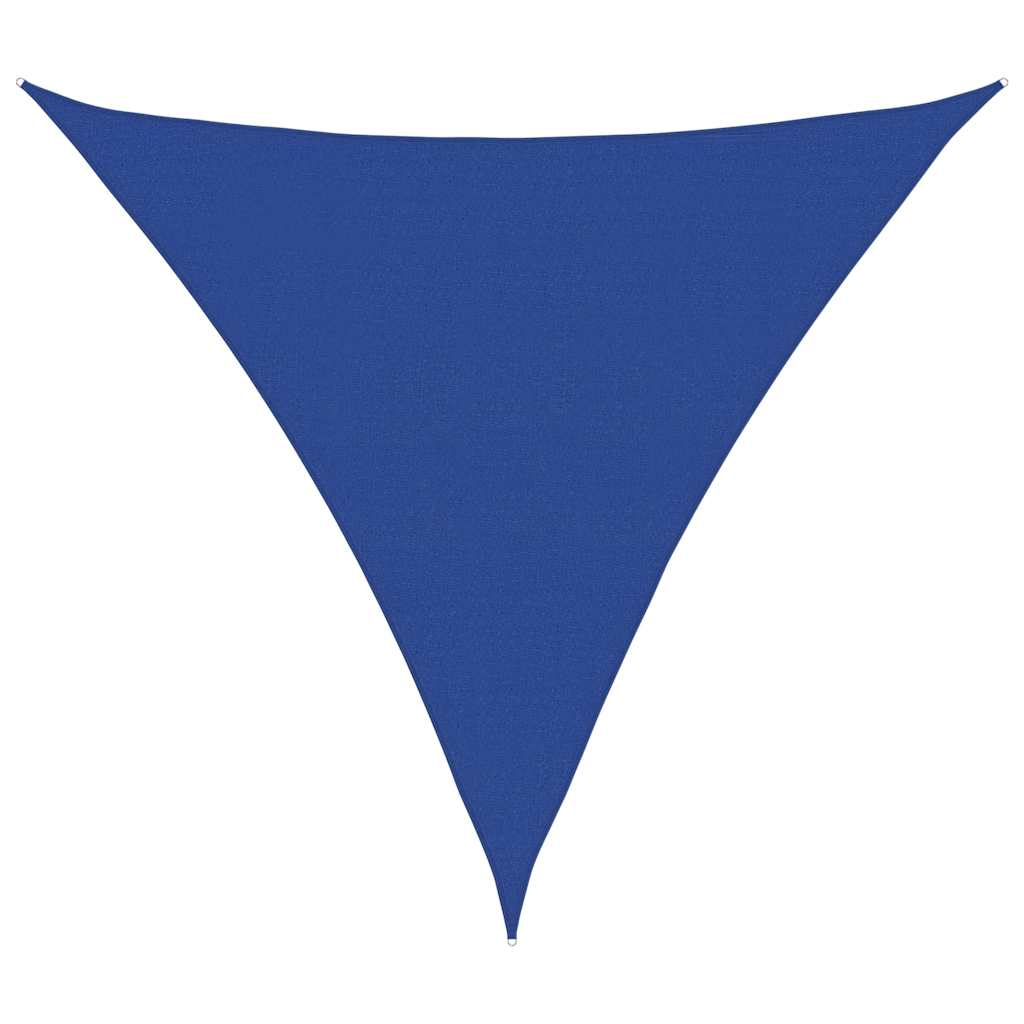 vidaXL Żagiel przeciwsłoneczny, 160 g/m², niebieski, 5x5x5 m, HDPE