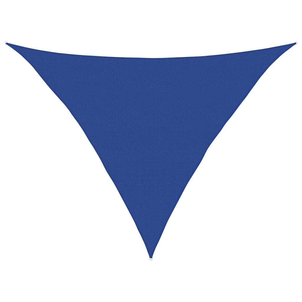 vidaXL Żagiel przeciwsłoneczny, 160 g/m², niebieski, 5x5x6 m, HDPE