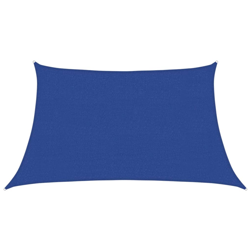 vidaXL Żagiel przeciwsłoneczny, 160 g/m², niebieski, 3/4x2 m, HDPE