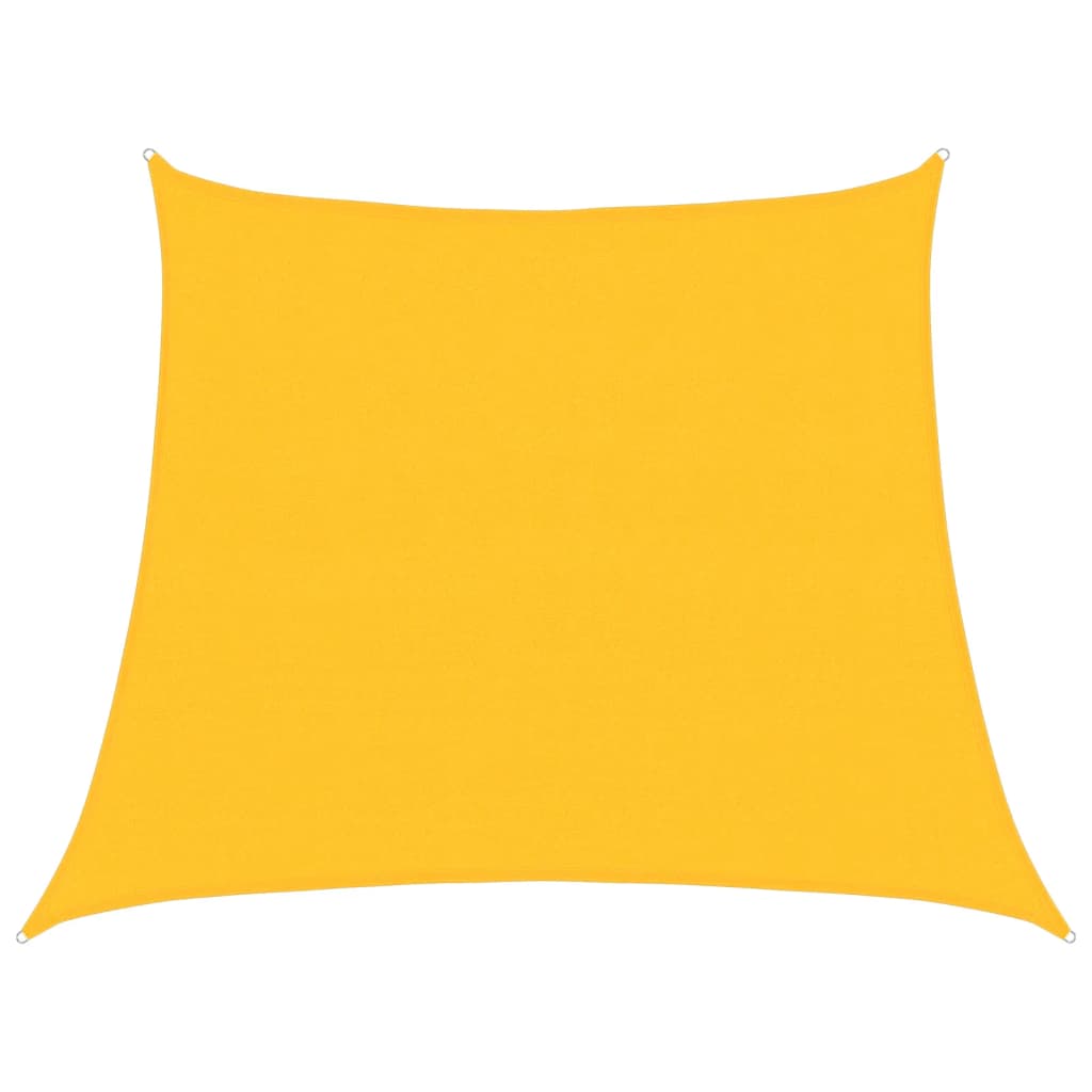 vidaXL Żagiel przeciwsłoneczny, 160 g/m², żółty, 3/4x3 m, HDPE