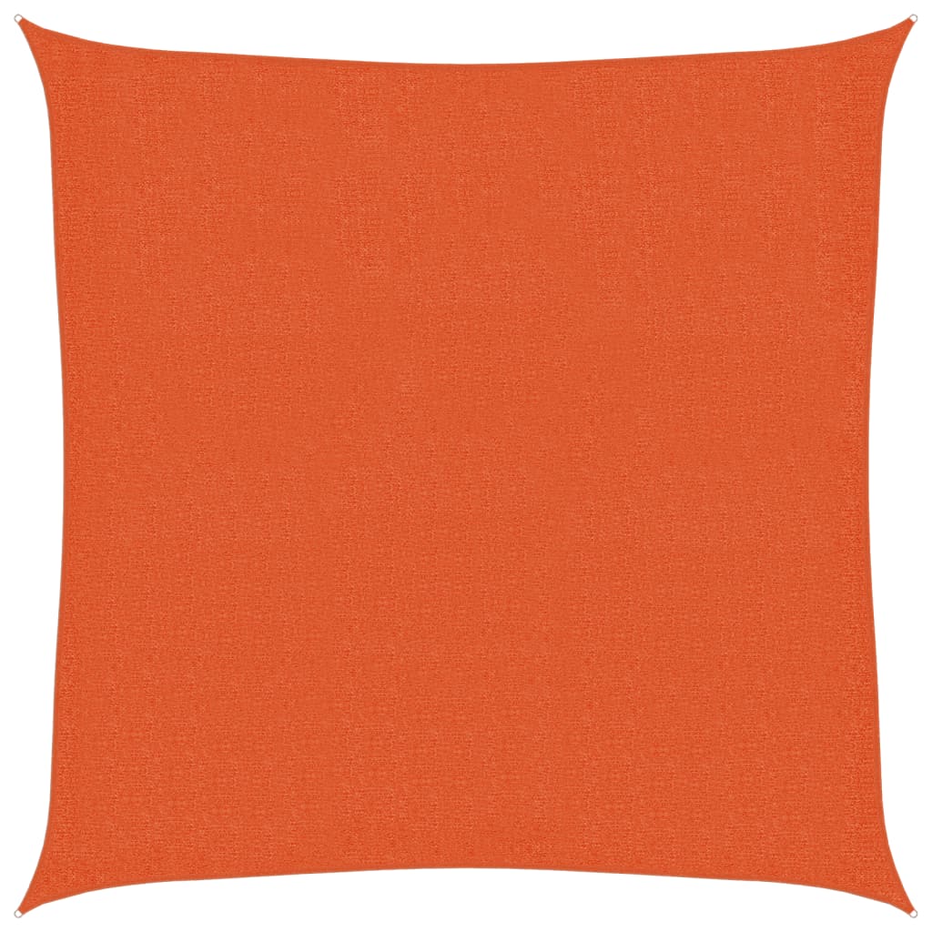vidaXL Żagiel przeciwsłoneczny, 160 g/m², pomarańcz, 2,5x2,5 m, HDPE