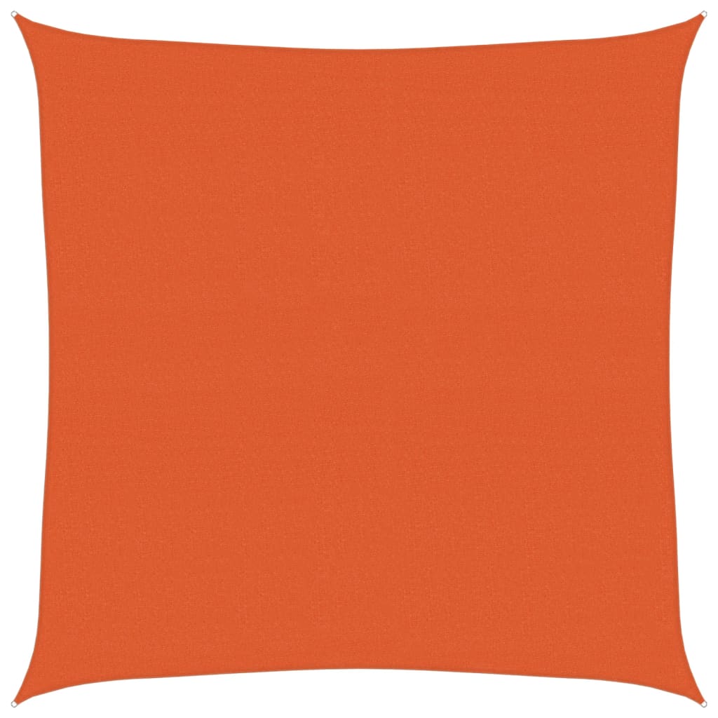 vidaXL Żagiel przeciwsłoneczny, 160 g/m², kwadrat, pomarańcz, 4x4 m