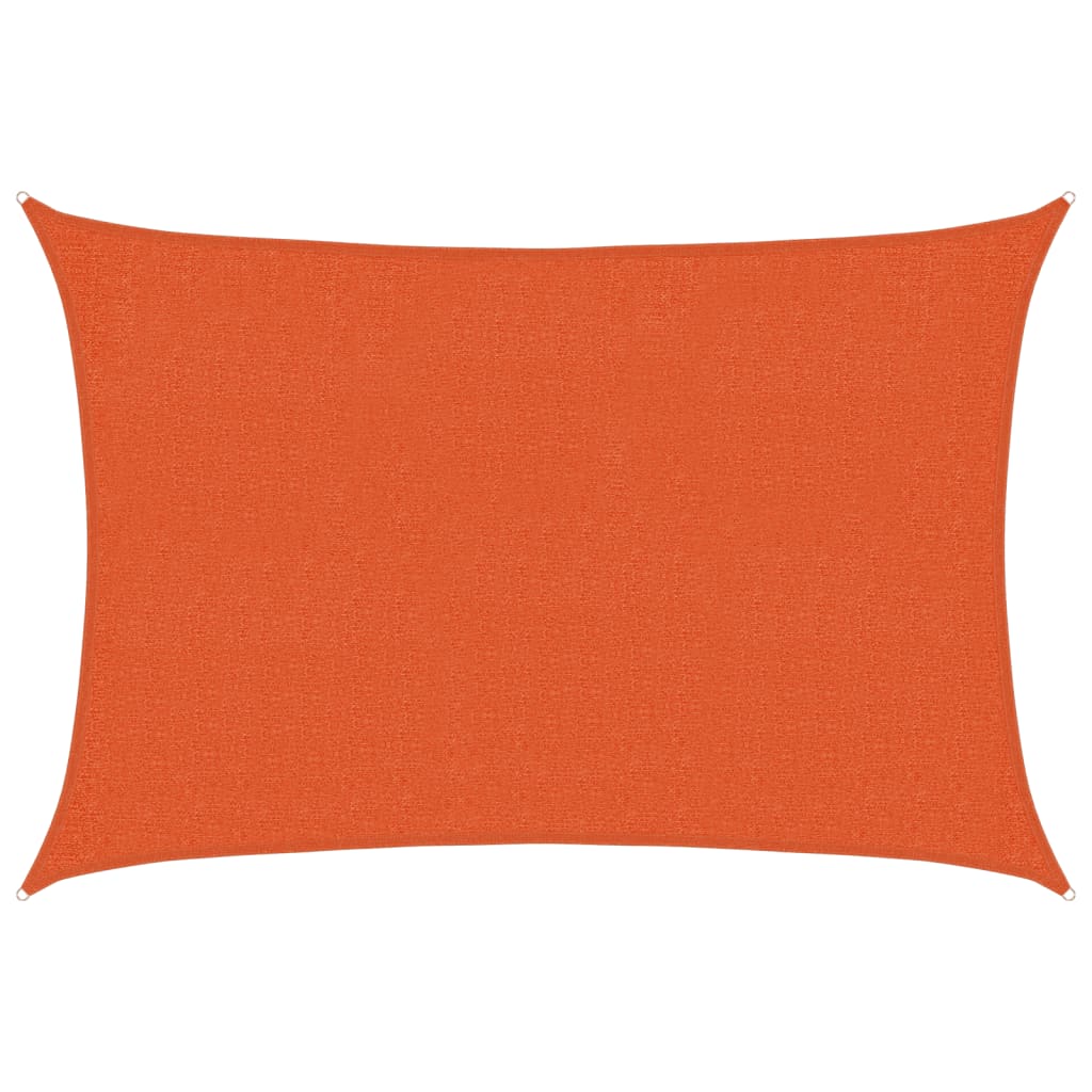 vidaXL Żagiel przeciwsłoneczny, 160 g/m², pomarańczowy, 2x2,5 m, HDPE