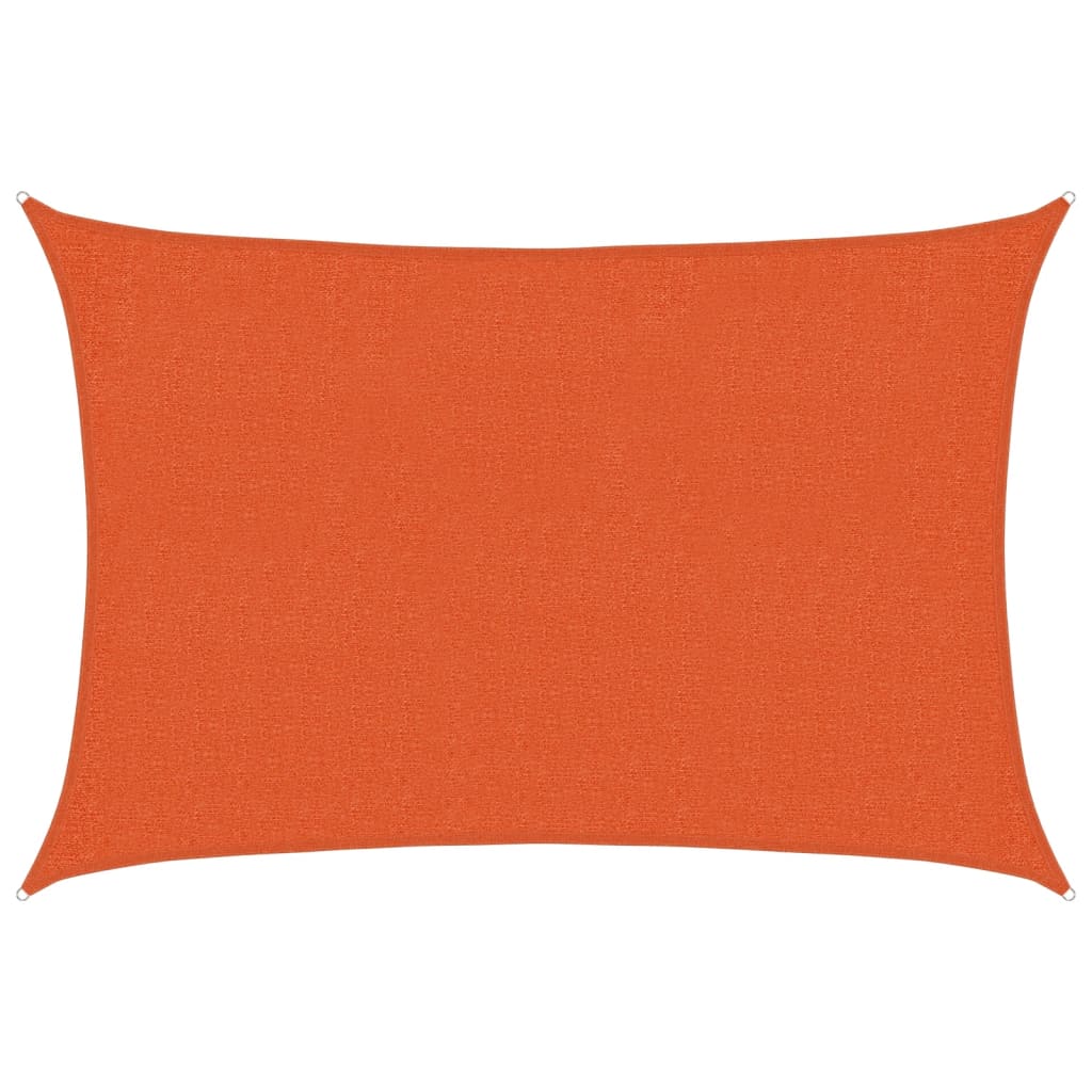 vidaXL Żagiel przeciwsłoneczny, 160 g/m², pomarańczowy, 2x3 m, HDPE