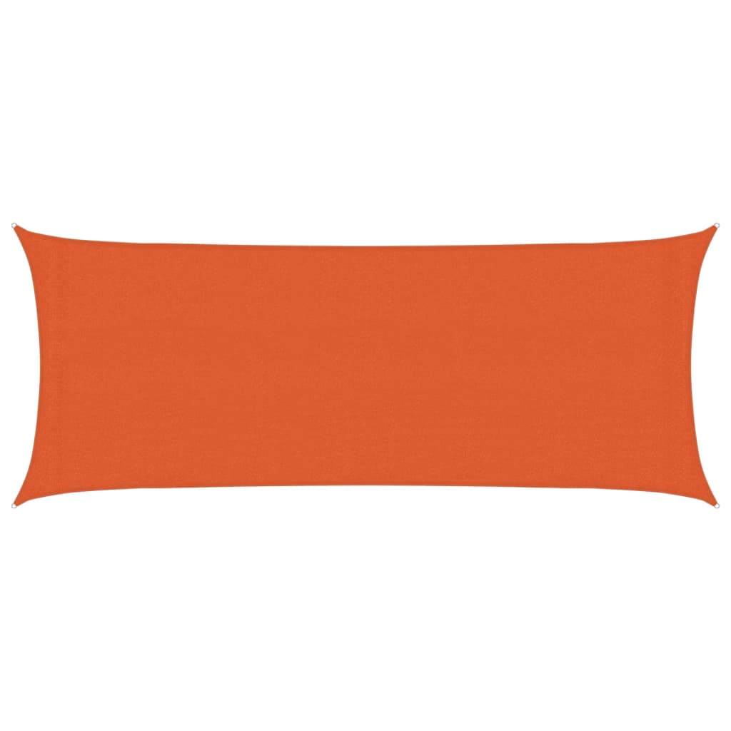 vidaXL Żagiel przeciwsłoneczny, 160 g/m², pomarańczowy, 2x4,5 m, HDPE