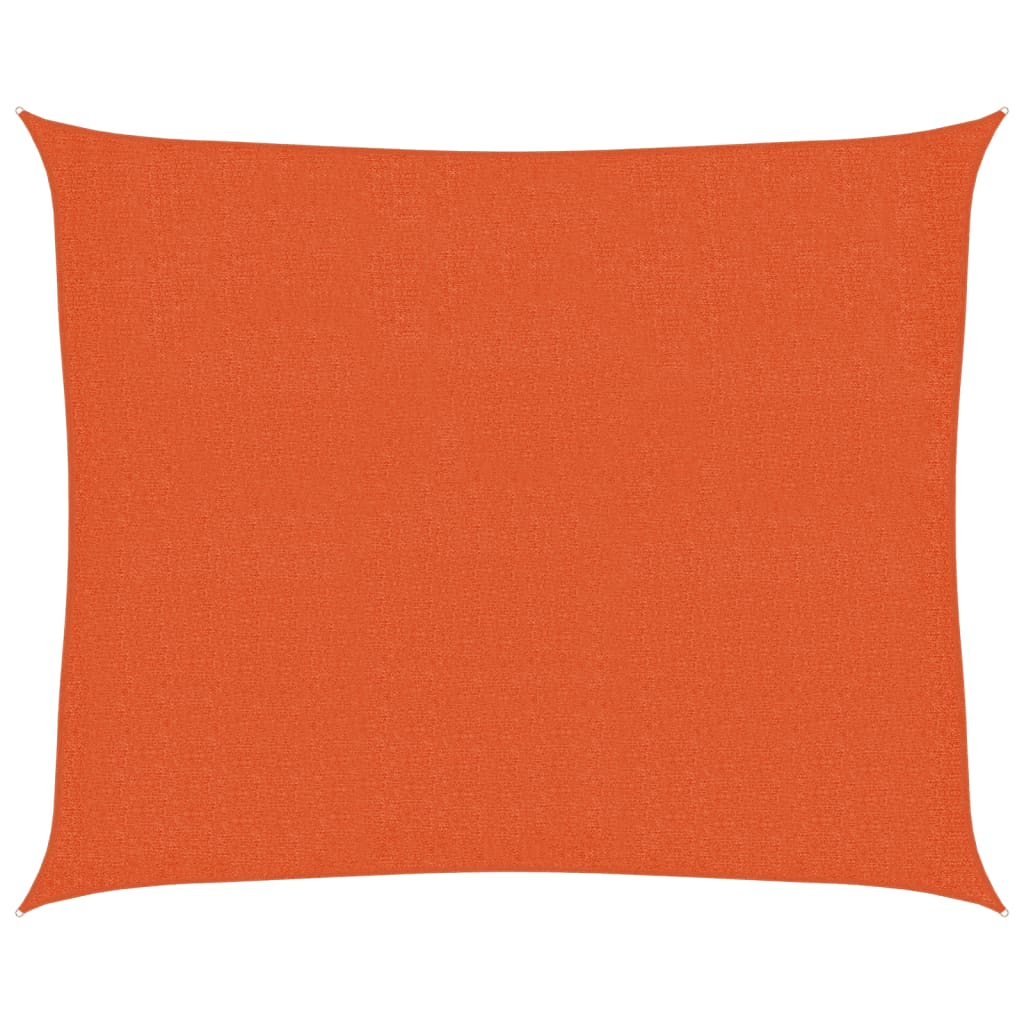 vidaXL Żagiel przeciwsłoneczny, 160 g/m², pomarańczowy, 2,5x3 m, HDPE