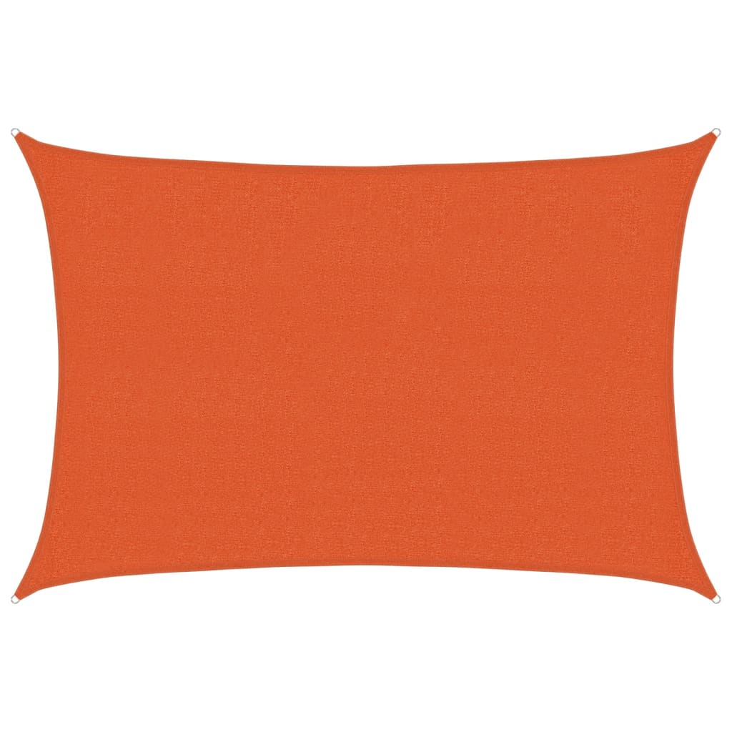 vidaXL Żagiel przeciwsłoneczny, 160 g/m², pomarańcz, 2,5x3,5 m, HDPE