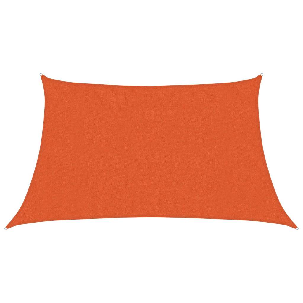 vidaXL Żagiel przeciwsłoneczny, 160g/m², trapez, pomarańczowy, 3/4x2 m