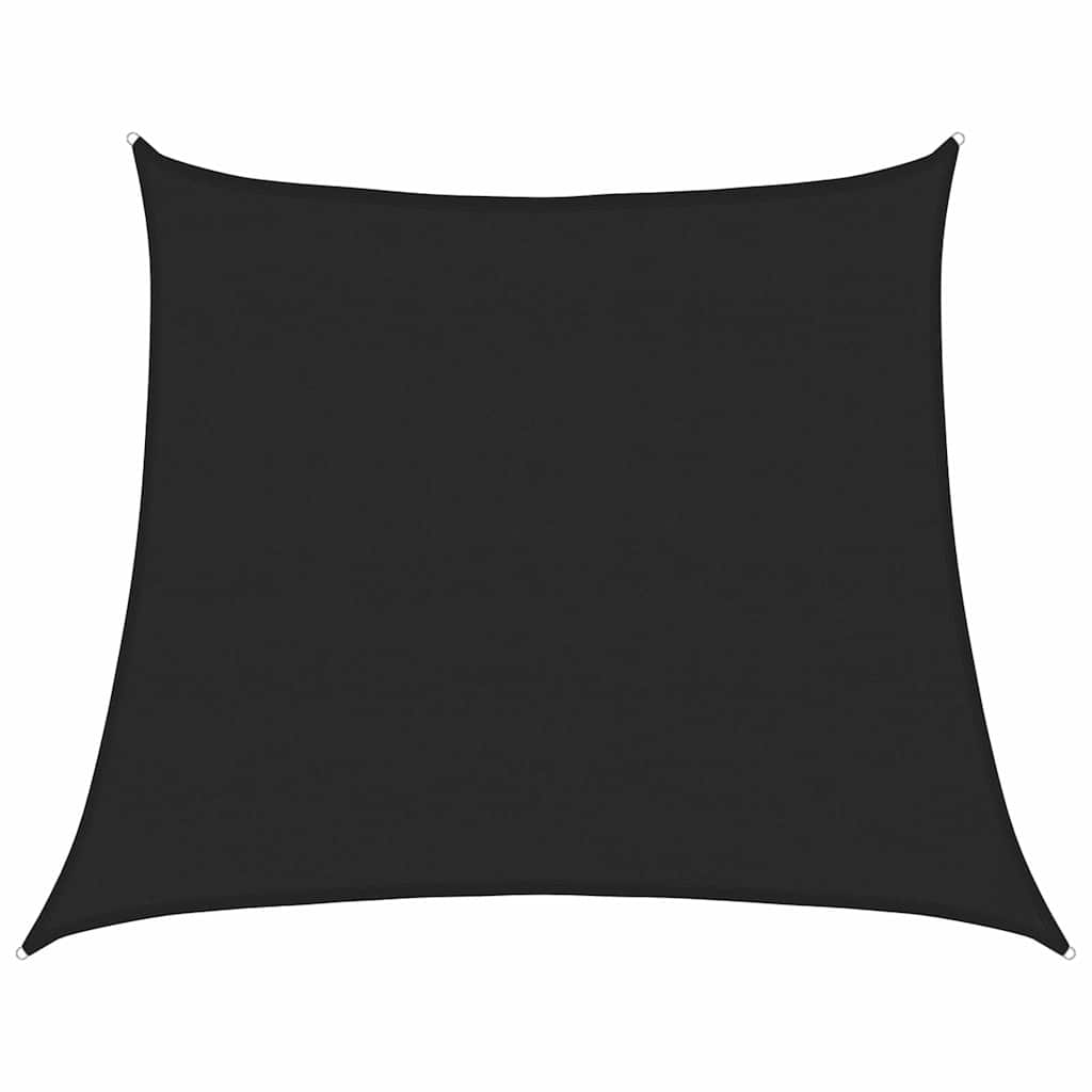 vidaXL Żagiel przeciwsłoneczny, 160 g/m², trapez, czarny, 4/5x4 m HDPE