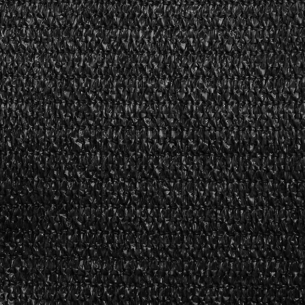 vidaXL Żagiel przeciwsłoneczny, 160 g/m², trapez, czarny, 4/5x4 m HDPE