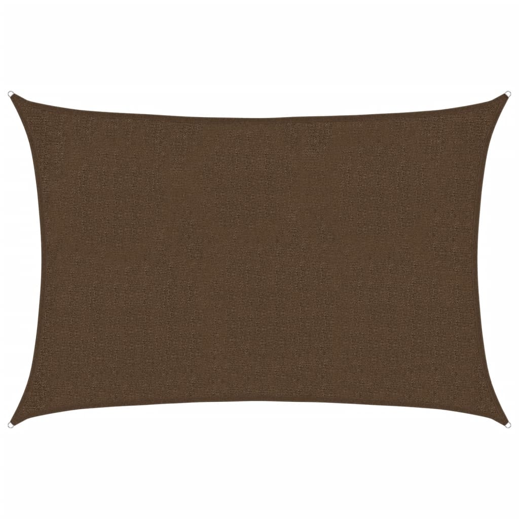 vidaXL Żagiel przeciwsłoneczny, 160 g/m², brązowy, 2x3 m, HDPE