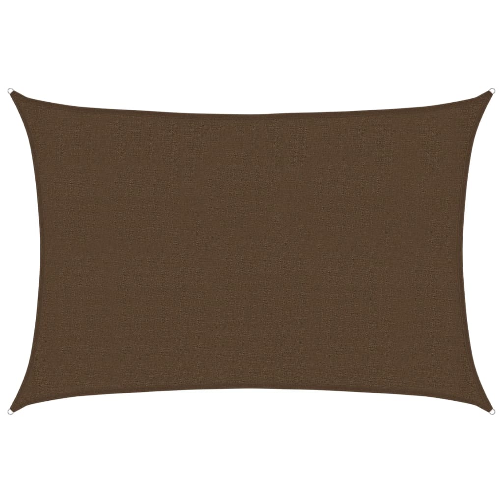 vidaXL Żagiel przeciwsłoneczny, 160 g/m², brązowy, 2,5x3,5 m, HDPE
