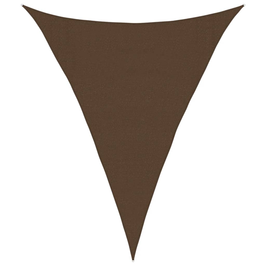 vidaXL Żagiel przeciwsłoneczny, 160 g/m², brązowy, 3x4x4 m, HDPE
