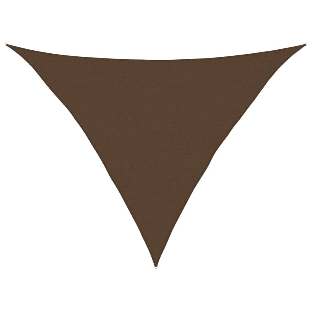 vidaXL Żagiel przeciwsłoneczny, 160 g/m², brązowy, 5x5x6 m, HDPE
