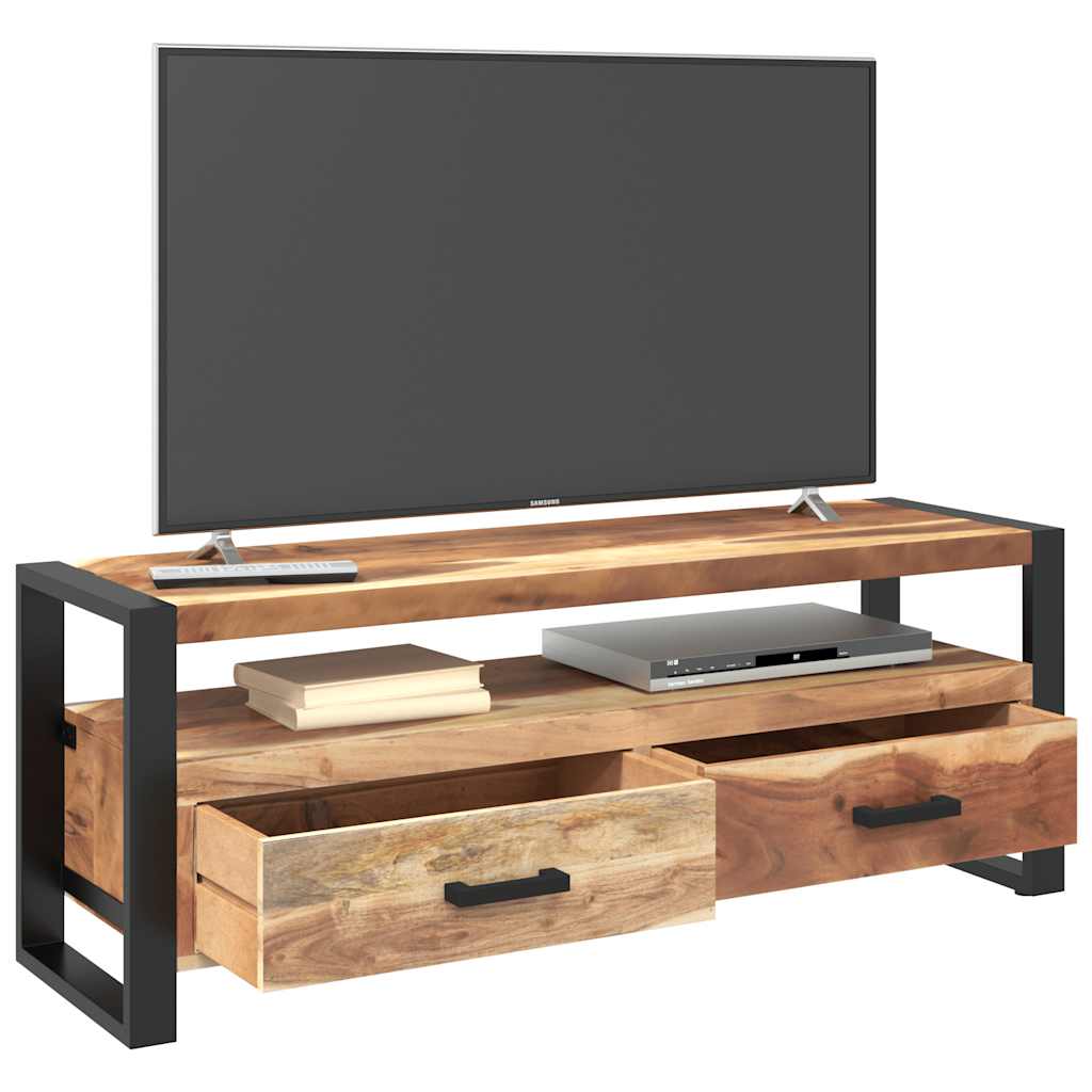 vidaXL Szafka pod TV, 120x35x45 cm, drewno z miodowym wykończeniem