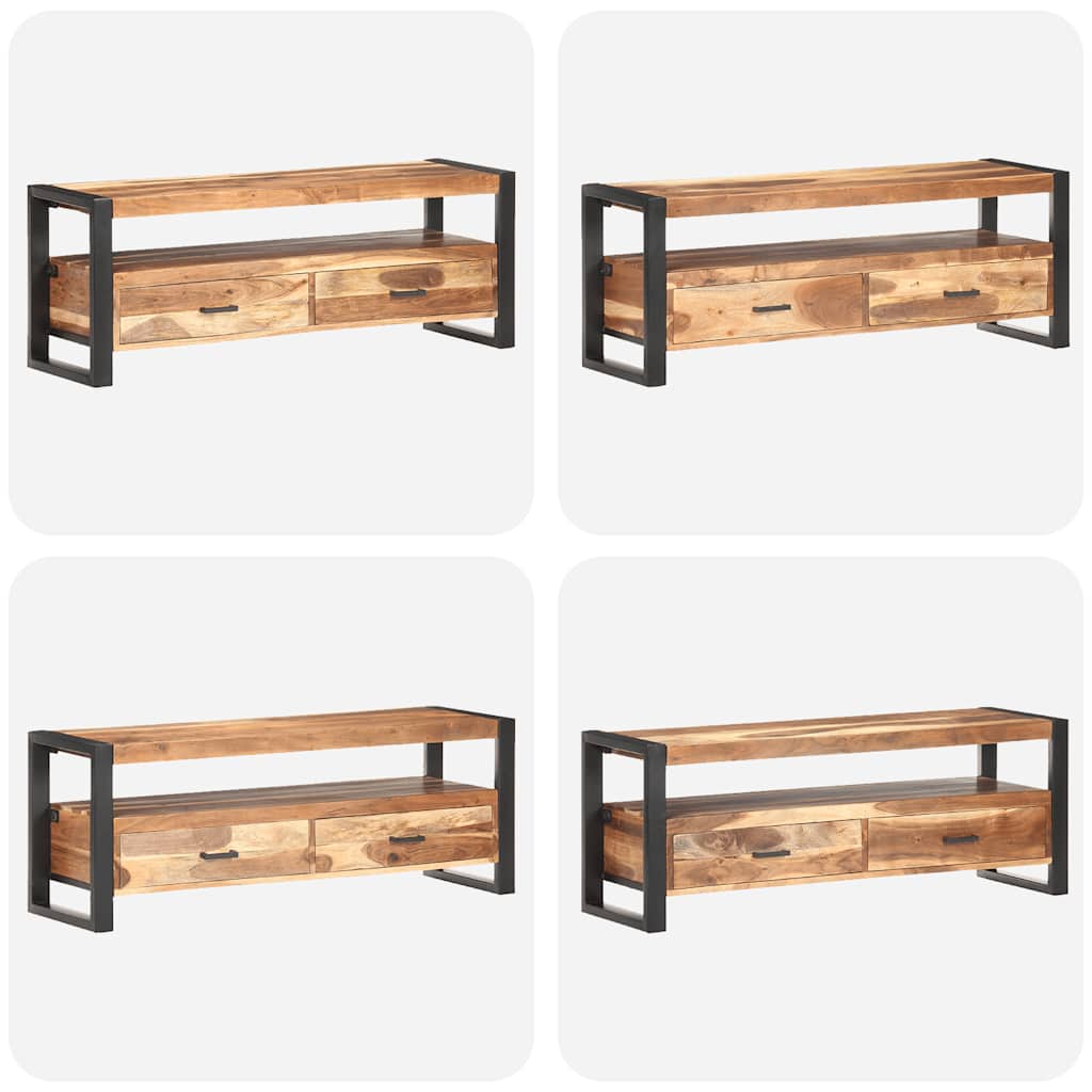 vidaXL Szafka pod TV, 120x35x45 cm, drewno z miodowym wykończeniem