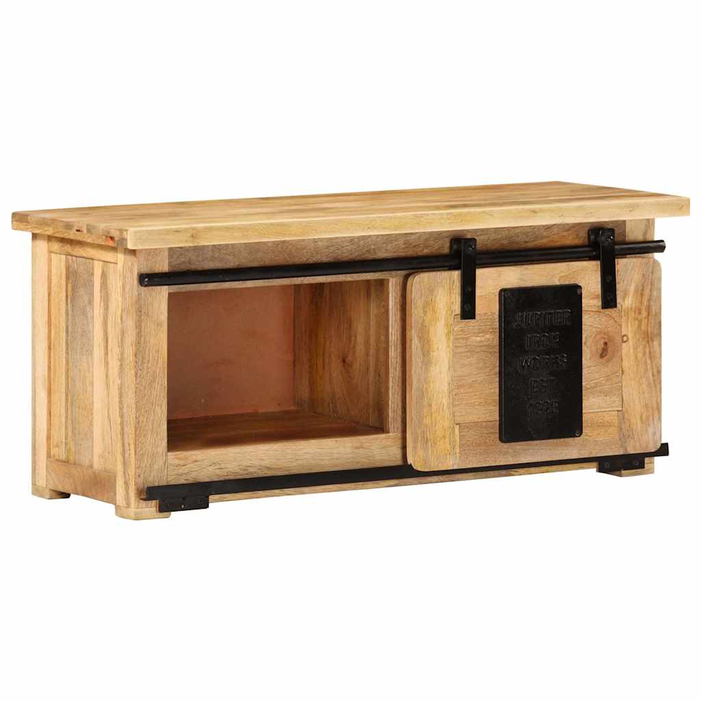 vidaXL Szafka pod TV, 90x35x40 cm, lite drewno mango