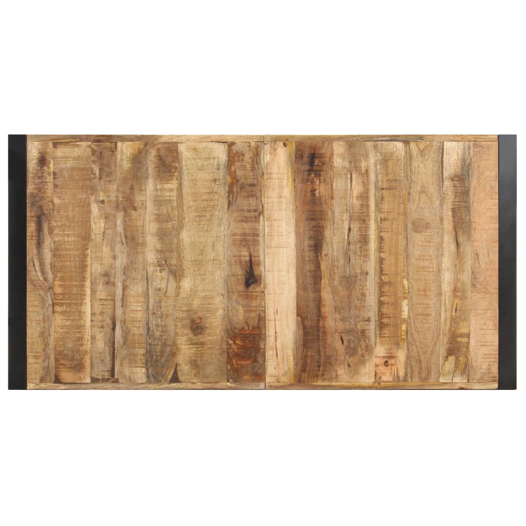 vidaXL Stolik kawowy, 140 x 70 x 40 cm, surowe drewno mango
