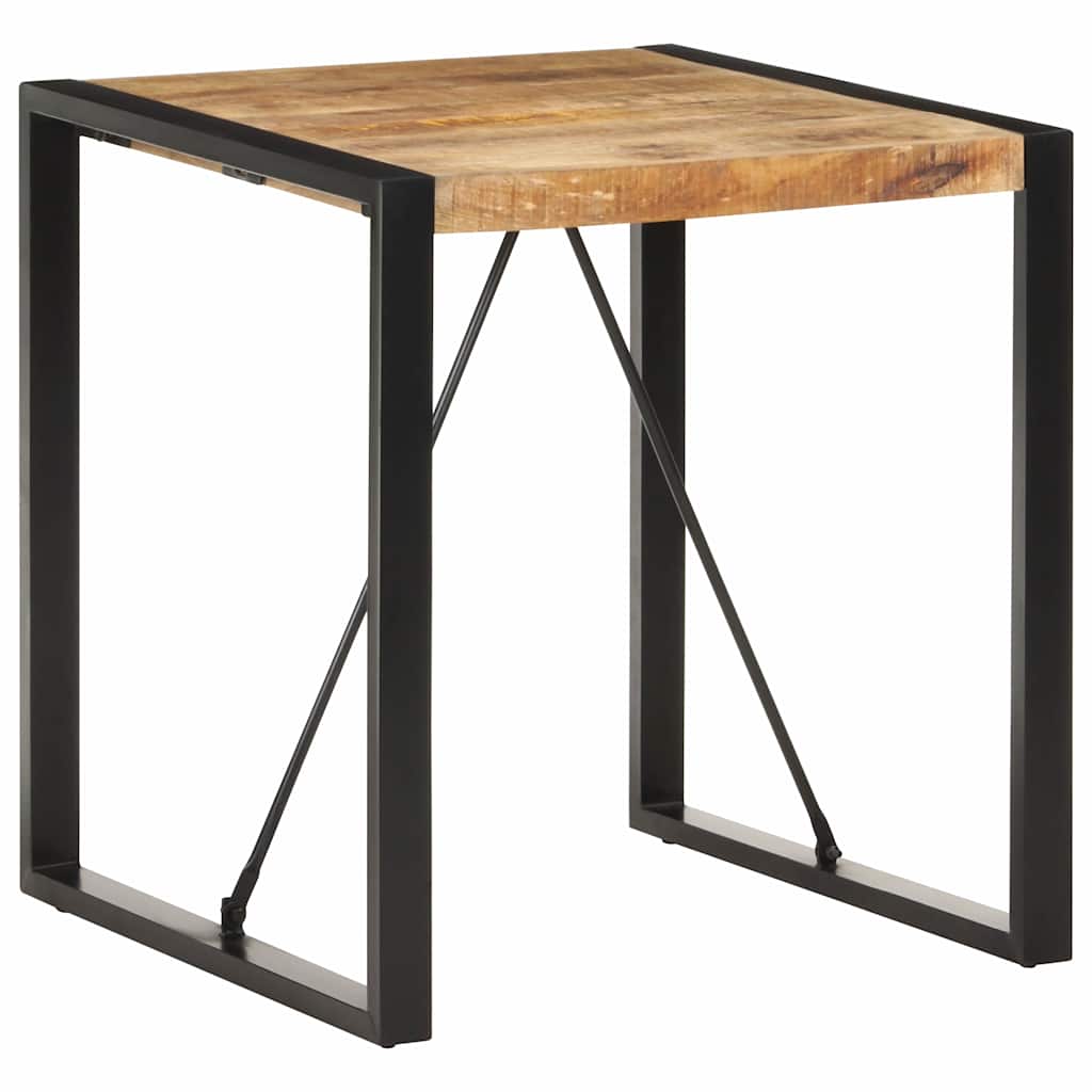 vidaXL Stolik jadalniany, 70x70x75 cm, lite, surowe drewno mango