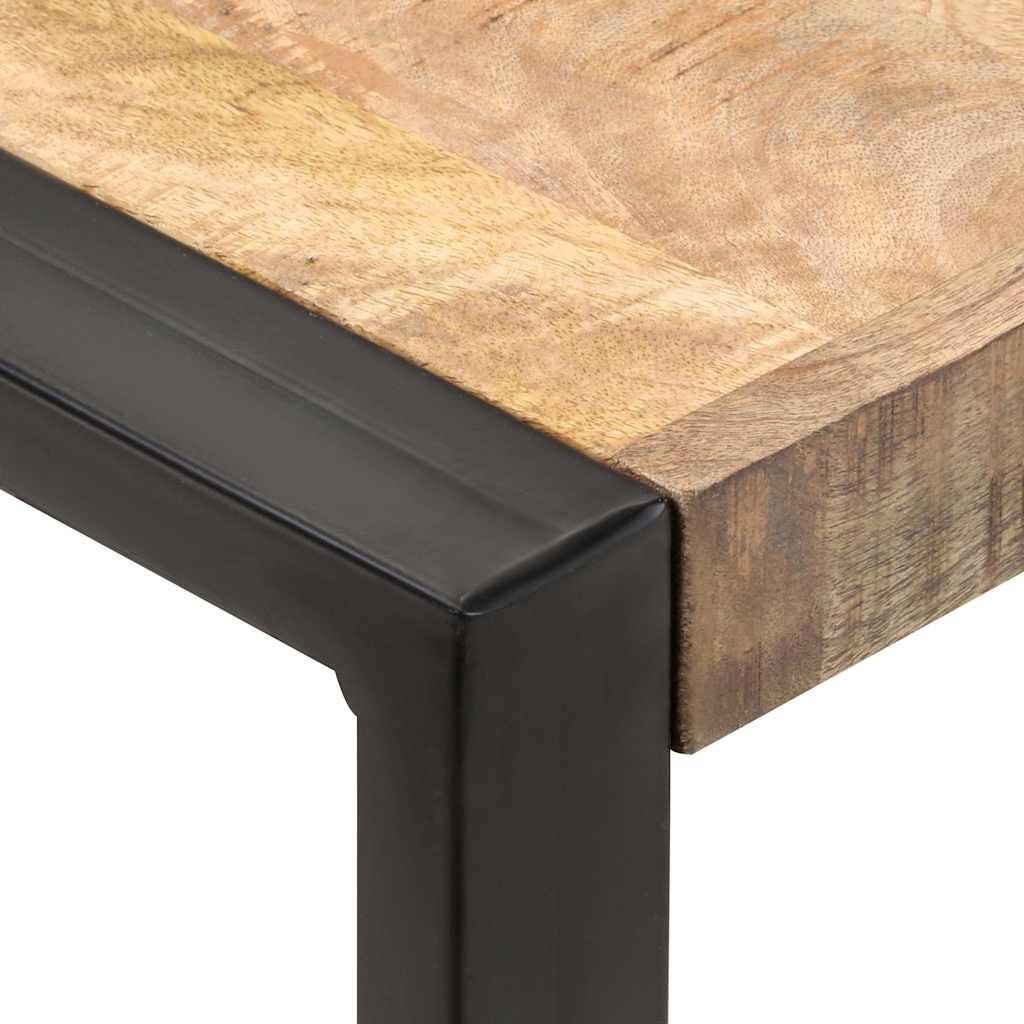 vidaXL Stolik jadalniany, 70x70x75 cm, lite, surowe drewno mango