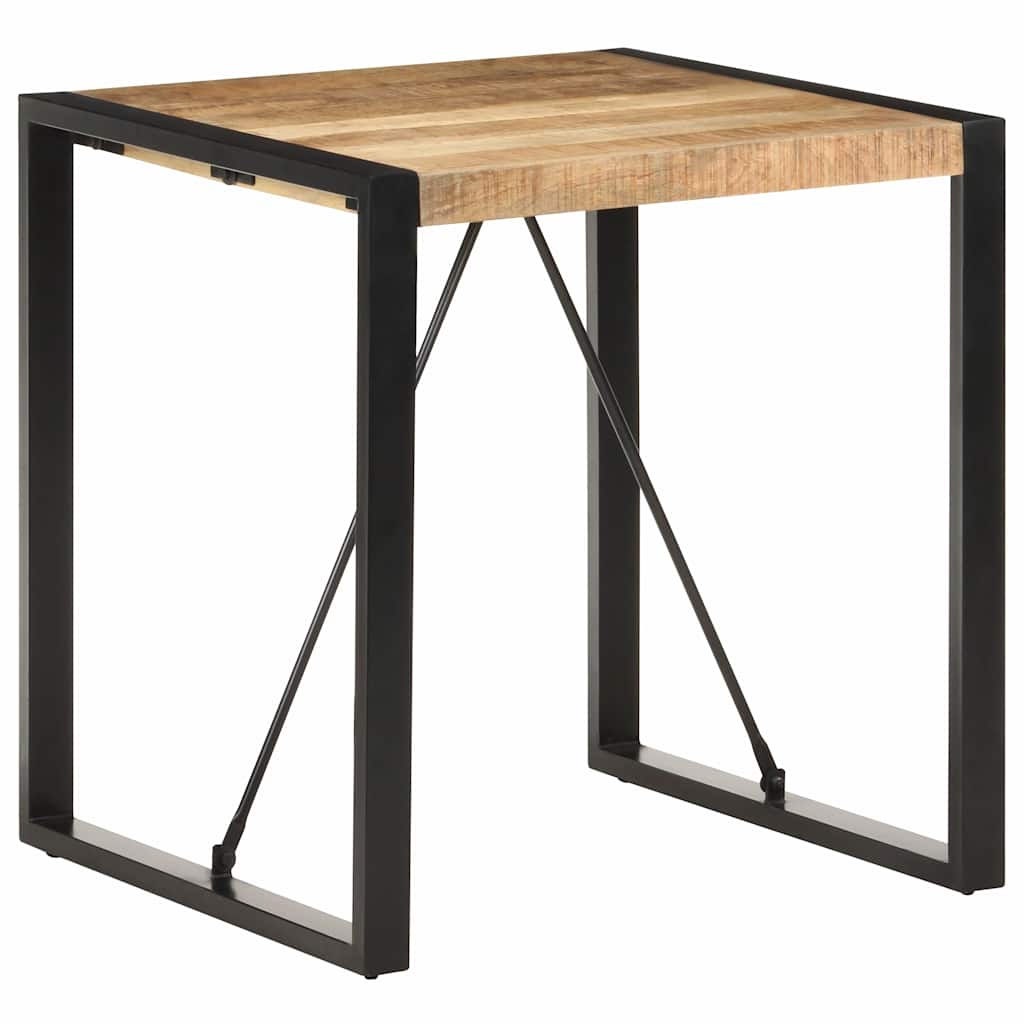 vidaXL Stolik jadalniany, 70x70x75 cm, lite, surowe drewno mango