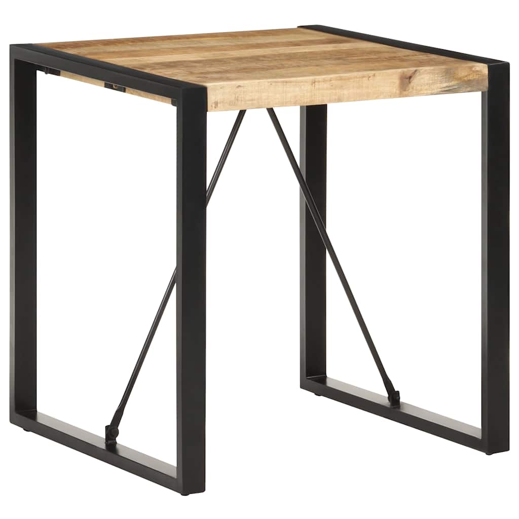 vidaXL Stolik jadalniany, 70x70x75 cm, lite, surowe drewno mango