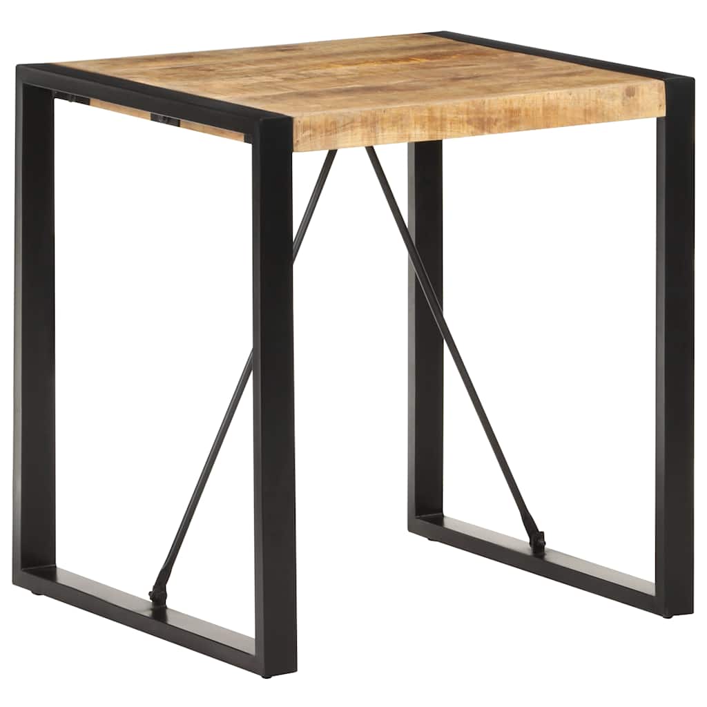 vidaXL Stolik jadalniany, 70x70x75 cm, lite, surowe drewno mango