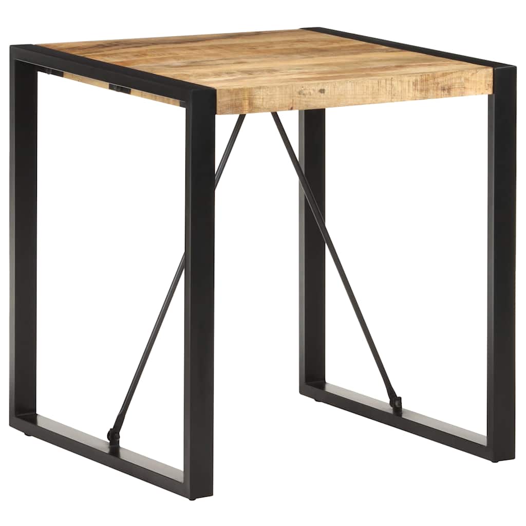 vidaXL Stolik jadalniany, 70x70x75 cm, lite, surowe drewno mango