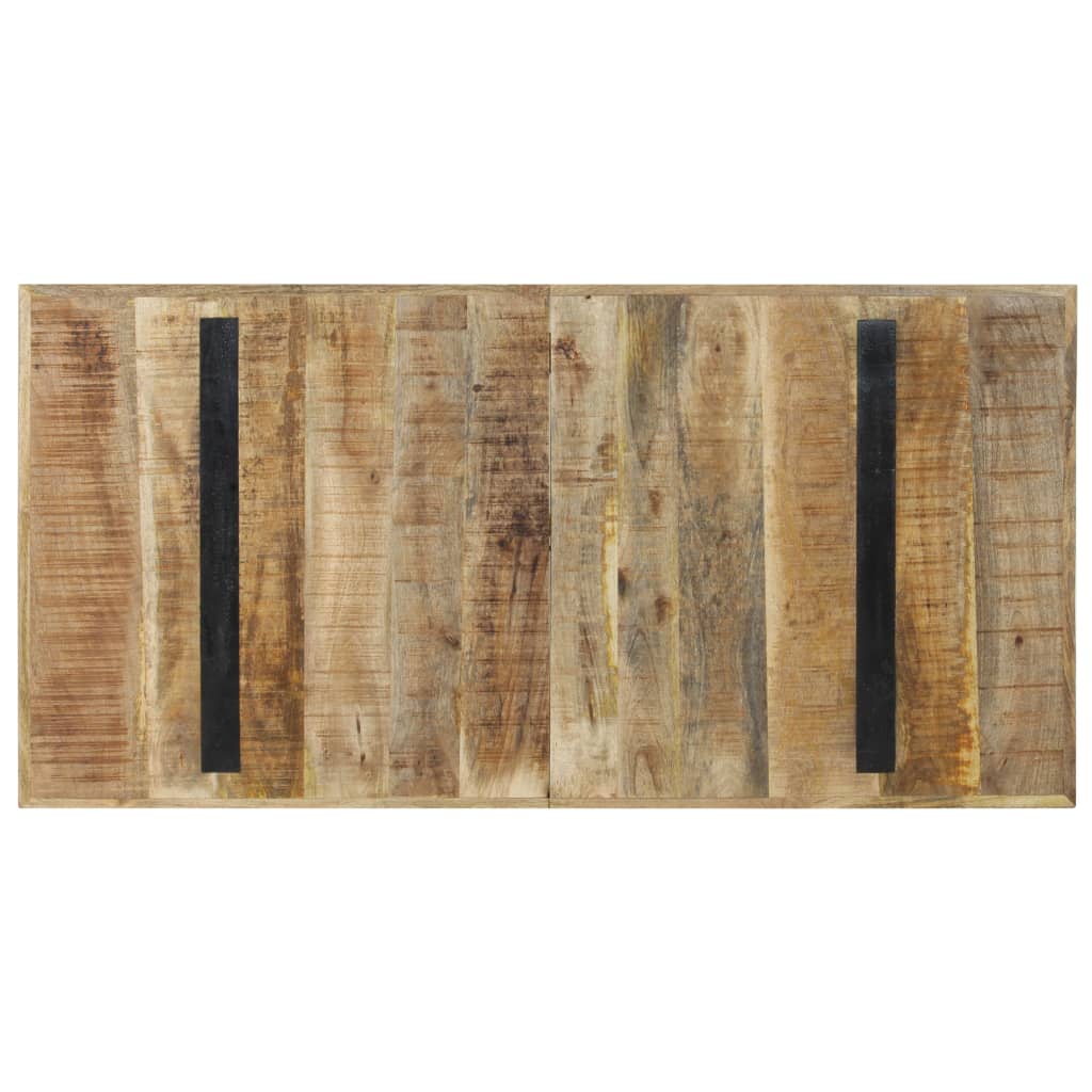 vidaXL Stół jadalniany, 140 x 70 x 76 cm, surowe drewno mango