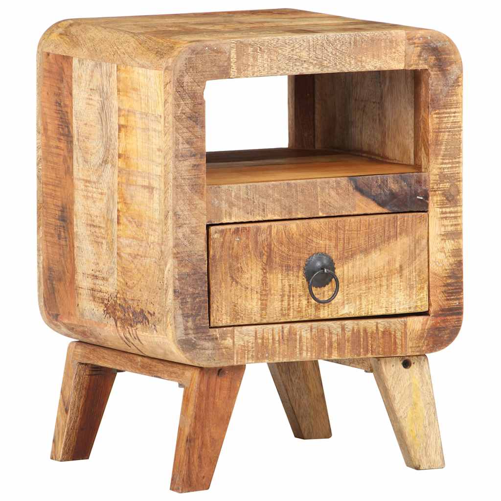 vidaXL Szafka nocna, 30x30x41 cm, surowe drewno mango
