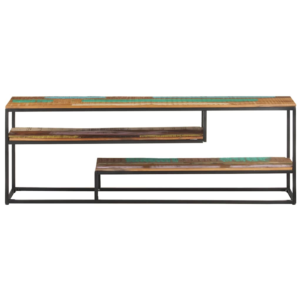 vidaXL Szafka pod TV, 130 x 30 x 45 cm, lite drewno z odzysku