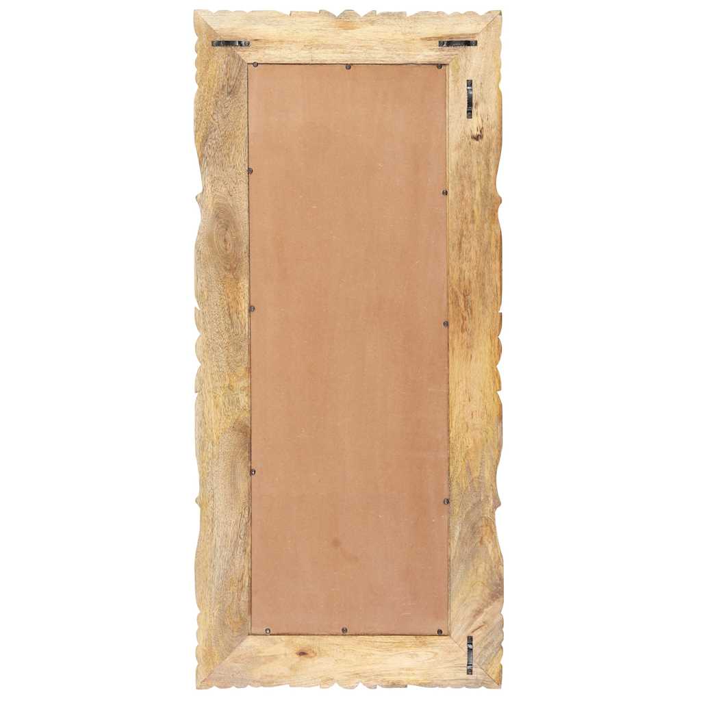 vidaXL Lustro, 110 x 50 cm, lite drewno mango